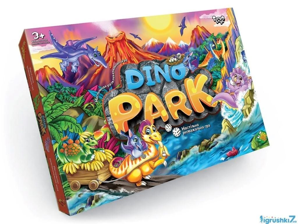 Настільна гра-ходилка Dino Park коробка DTG95 danko toys