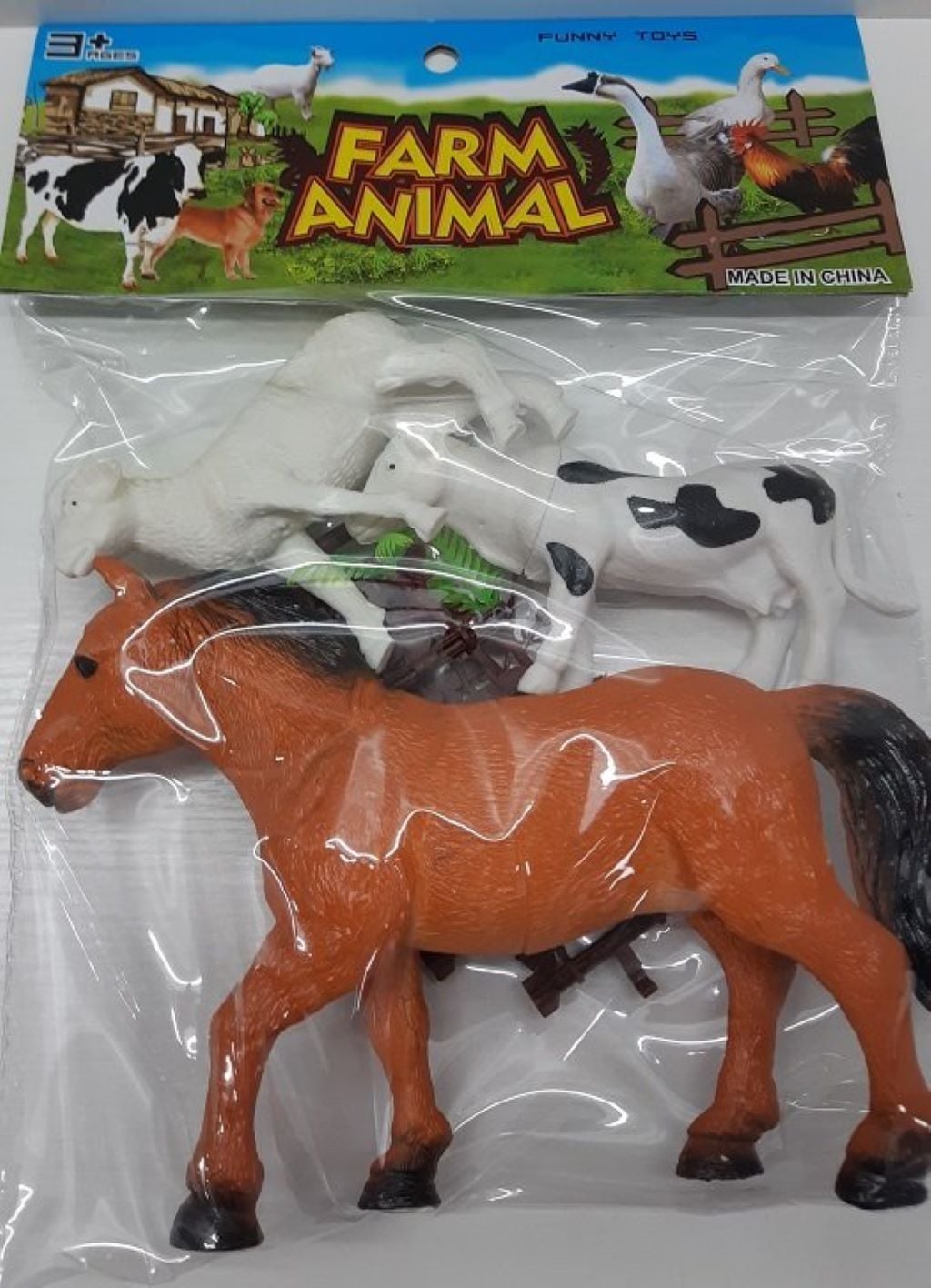 Тварини домашні резинові 3шт аксесуари у пакеті 30*22см Q802-3 Китай