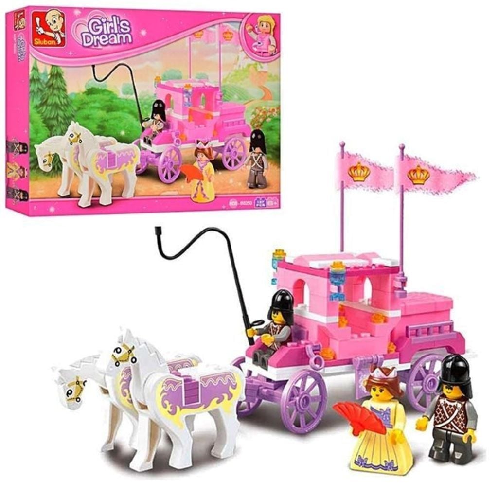 Конструктор типу лего 137дет Gils Dream Карета у коробці 26*19*4см М38-В0250 sluban