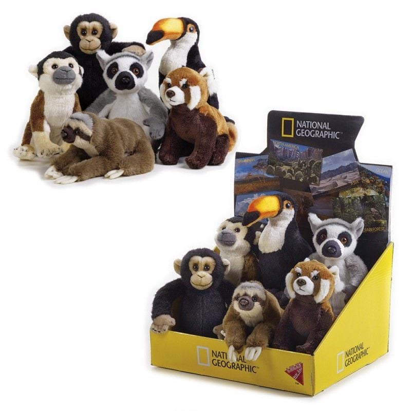 М'яка  іграшка 17см сидяча Savannah скляні очі 770701 Китай