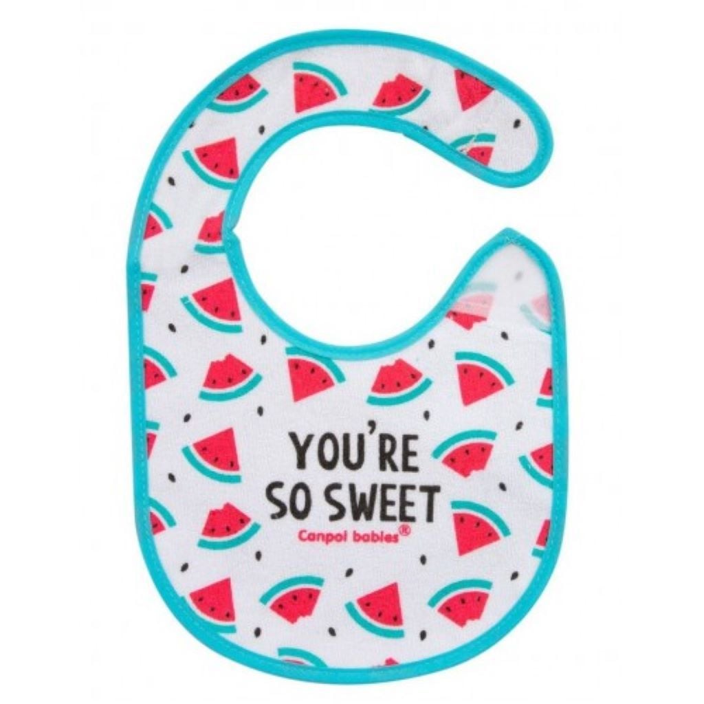 Слинявчик бавовняний рожевий 15/114 Canpol