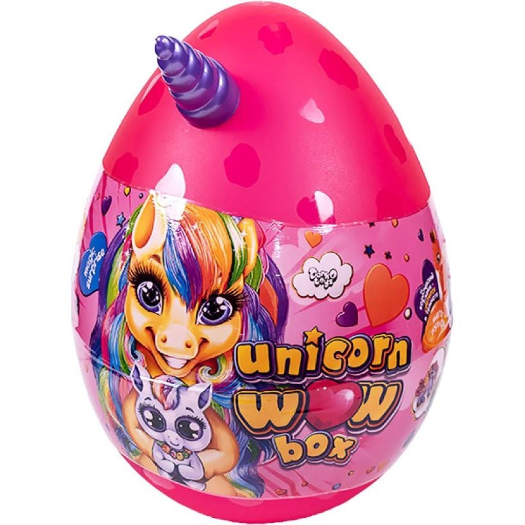 Набір для творчості Unicorn WOW Box Яйце 20 предметів UWB-01-01U Danko toys