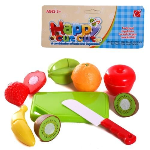 Овочі/фрукти  на  липучках ніж дощечка в пакеті 23*6*19см 666-17/19 Китай