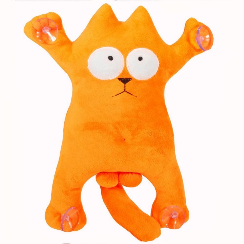 М'яка іграшка нов кіт на присосках на скло 00284-134 копиця