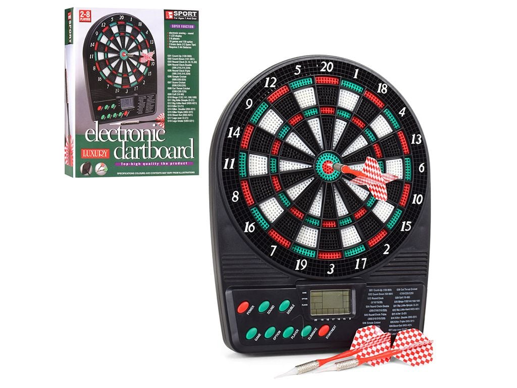 Дартс електр табло 26см дротики  муз коробка 31*27*3,5см M5668 Китай