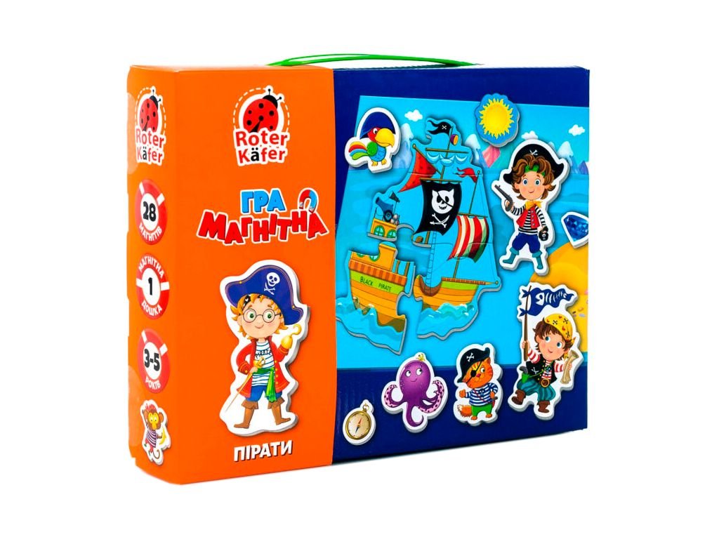 Гра магнітна Пірати у коробці 23*18*5см RK2060-02 Vladi Toys