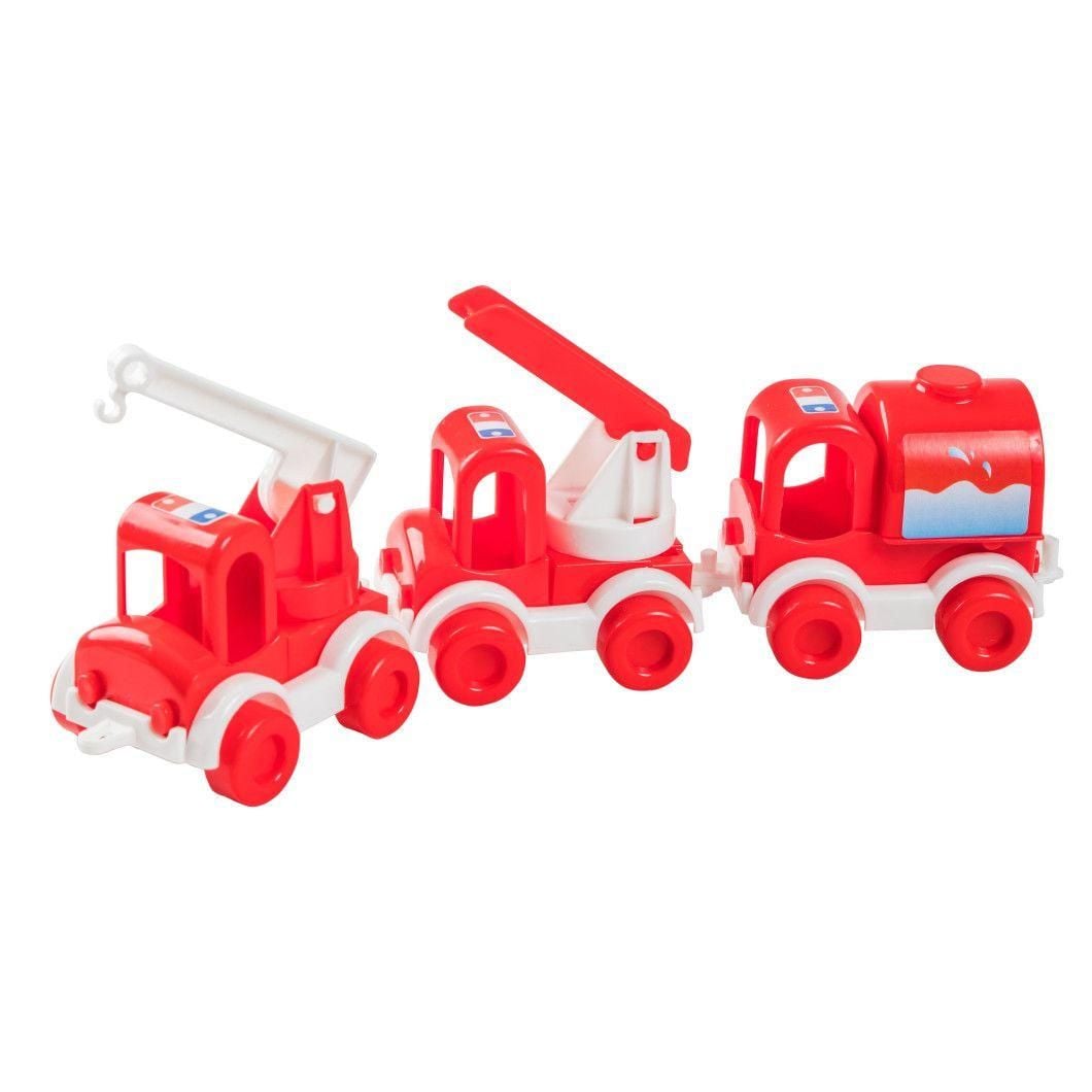 Авто Kids cars пожежні 10см 3 шт коробка 39547 wader