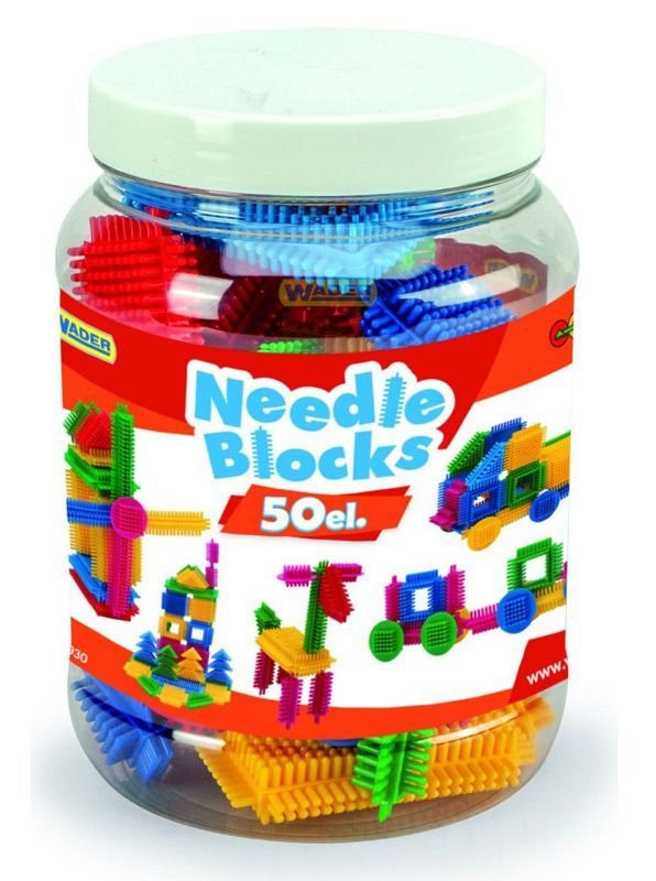 Конструктор  Needle Blocks  Їжачок 50ел мала банка 41930 wader