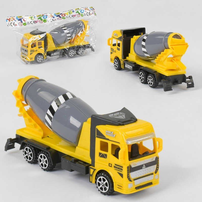 Машина Спецтехніка бетонозмішувач пластик інерція19см в пакеті JY8806A інші