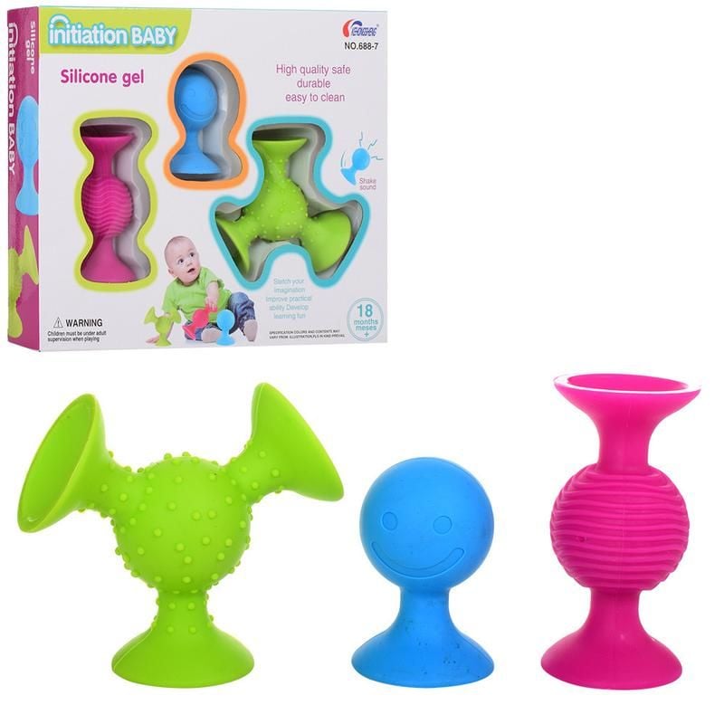 Конструктор на присосках 3д в коробці 23*27,5*5см 688-7 Китай