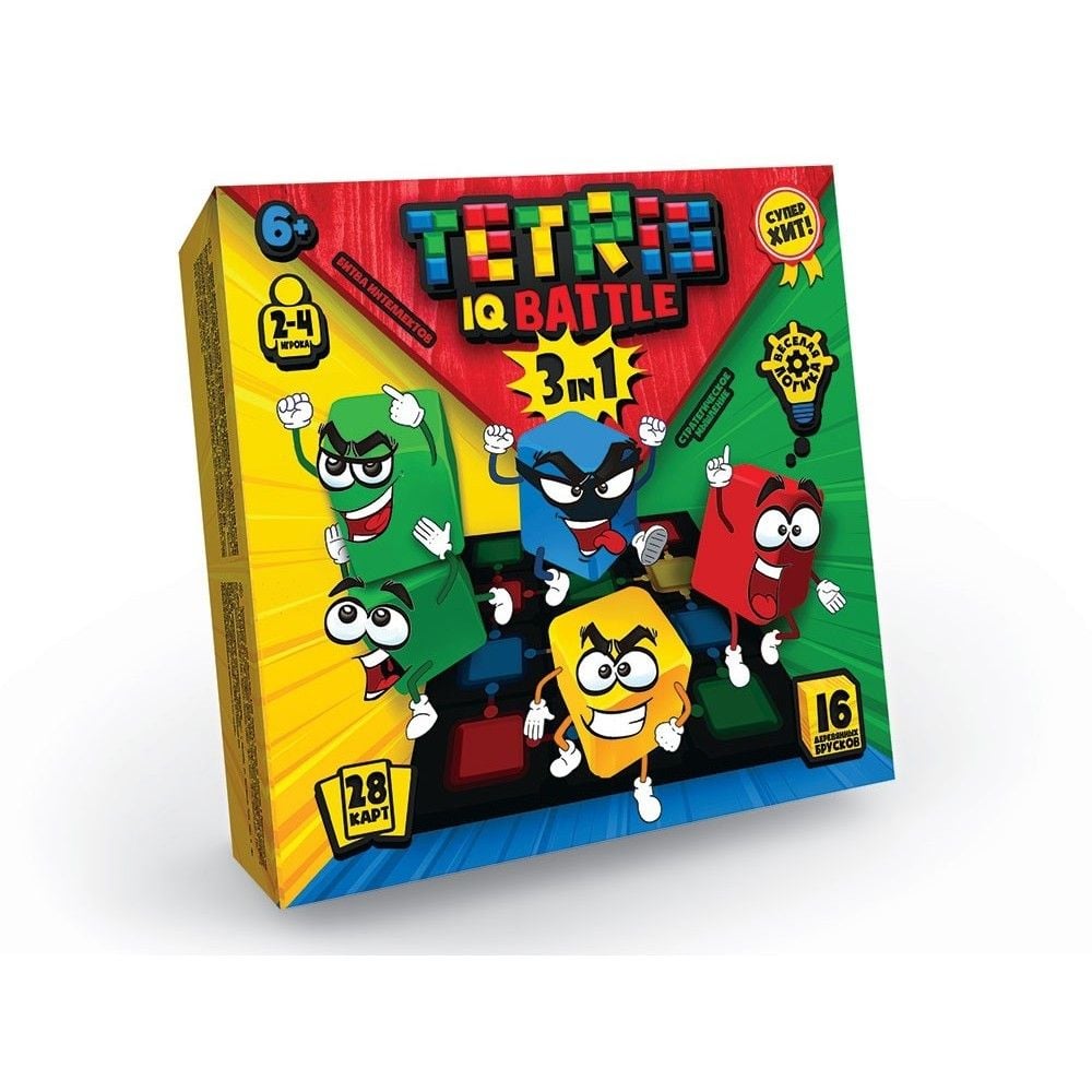 Гра Tetris IQ battle 3in1 коробка 27*27*2,5см G-TIB-02 danko toys