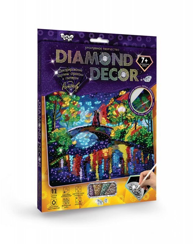 Діамантова живопис Diamond decor коробка 35*25*3см DD-01-07 danko toys