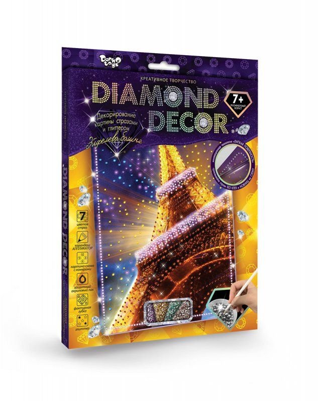 Діамантова живопис Diamond decor коробка 35*25*3см DD-01-01 danko toys