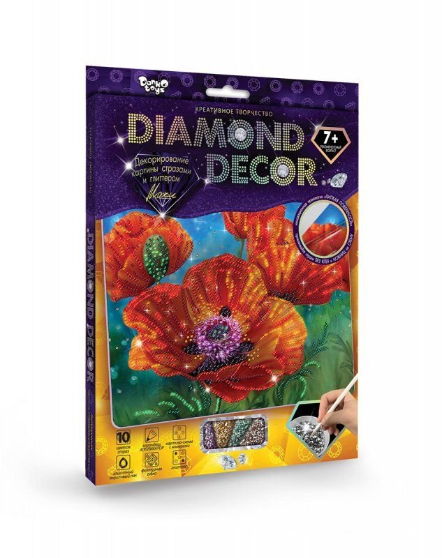 Алмазний живопис Diamond decor коробка 35*25*3см DD-01-04 danko toys