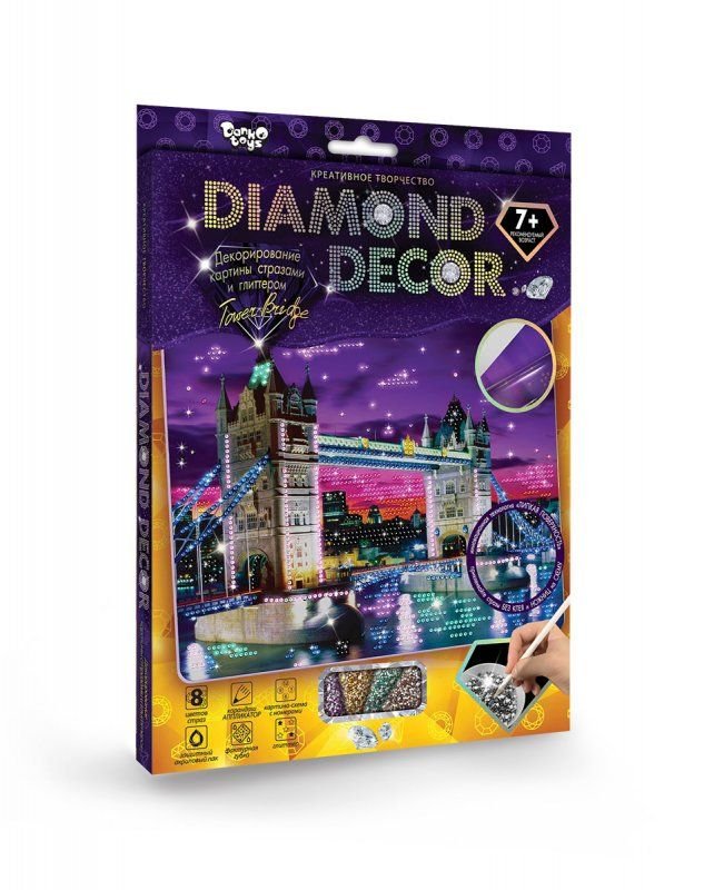 Діамантова живопис Diamond decor коробка 35*25*3 см DD-01-03 danko toys