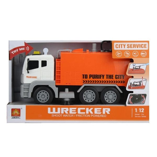 Машина спецтехніка  інерція пускає воду муз світло коробка 42*19,5*12см WY830ABC Китай