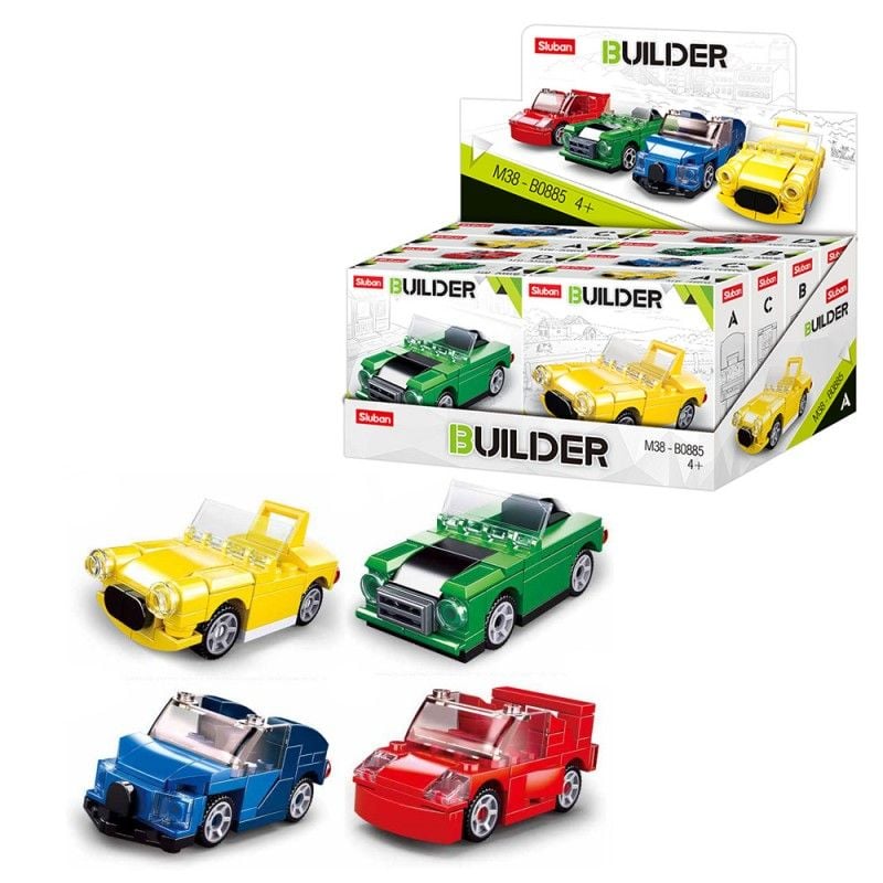 Конструктор 44д BUILDER машина у коробці 14*14*4см М38-В0885ABCD sluban