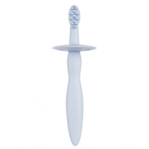 Силіконова щітка для зубів з обмежувачем на планшеті 51/500_blu canpol