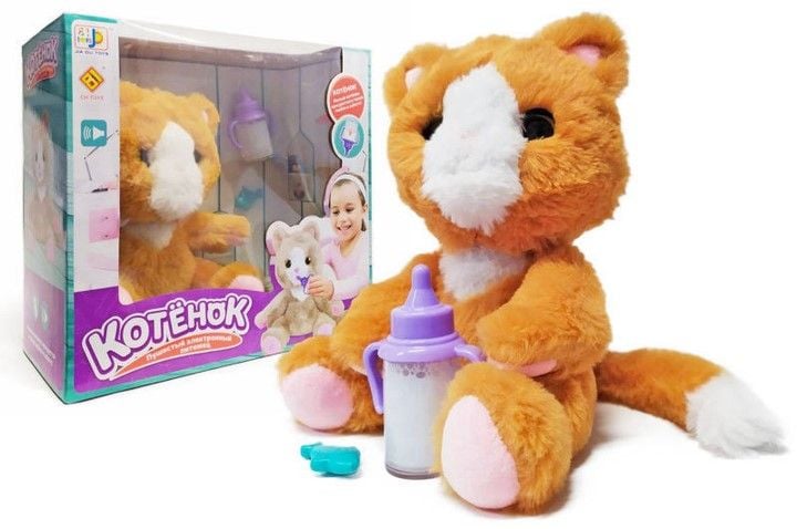 Інтерактивние кошеня батарейки звук у коробці 28*31*13см CH9903 Китай