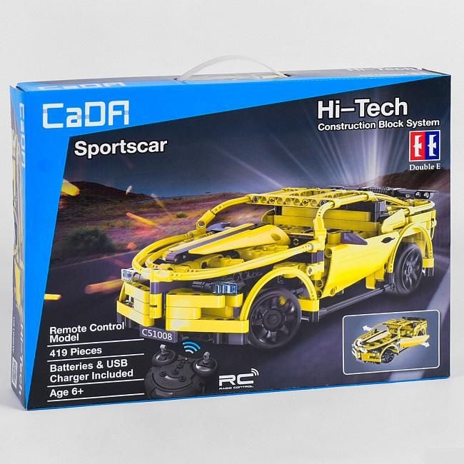 Конструктор 419дет. Cada Sportscar р/у акум коробка 40*30*8см C51008W Китай