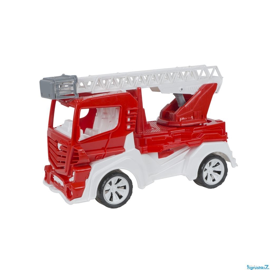 Машина пожежна кран пластик 45см в сітці 131 оріон