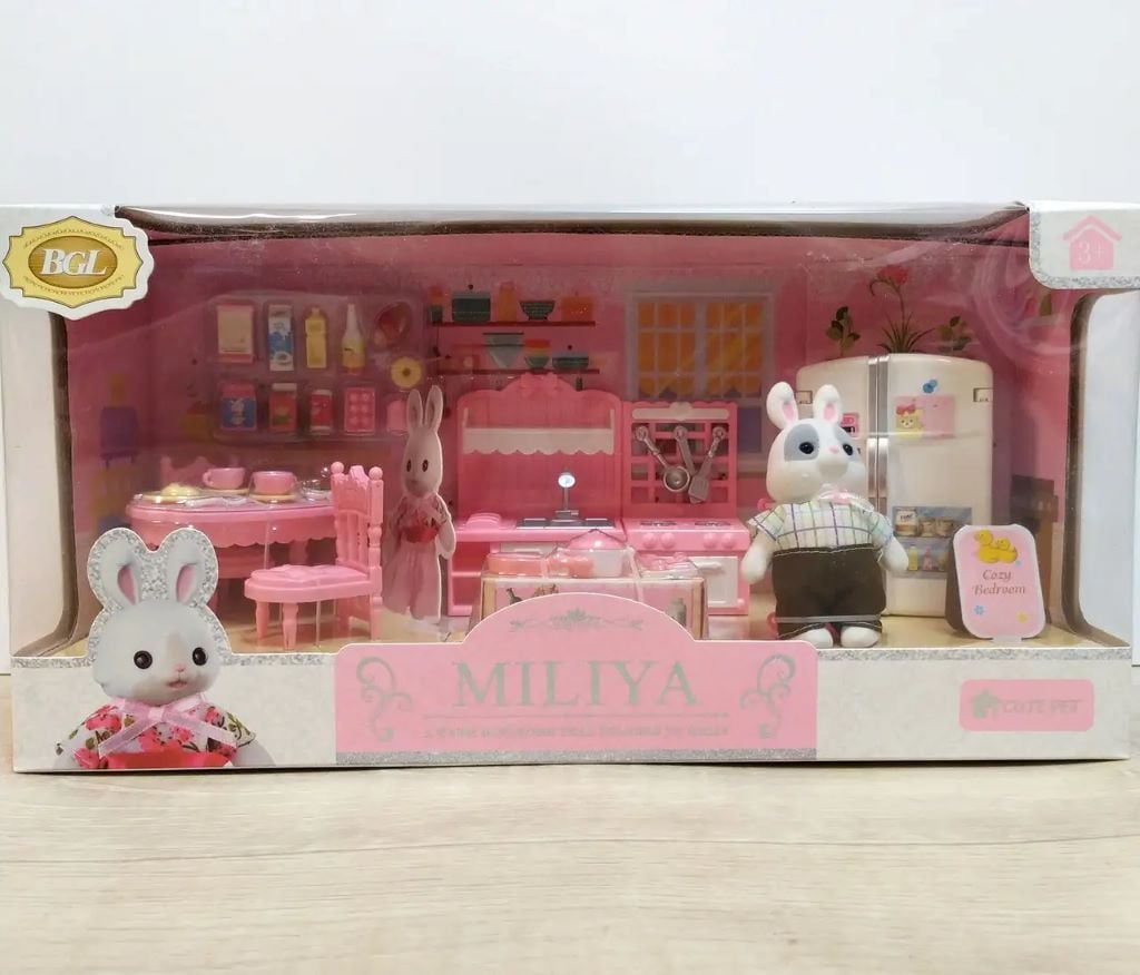 Меблі їдальня Miliya для флоксових тварин фігуркa у коробці 34*17,5*13,5см 55002-1 Китай