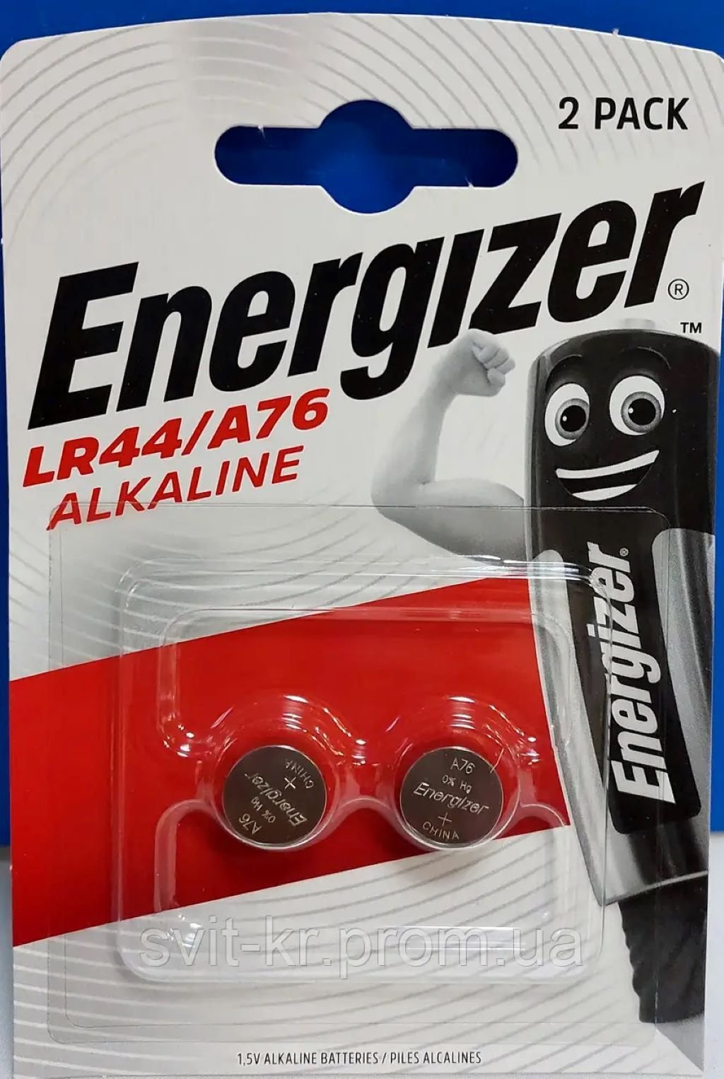 Батаейка таблетка 1шт лужна  AG13 на планшеті AG13 Energizer