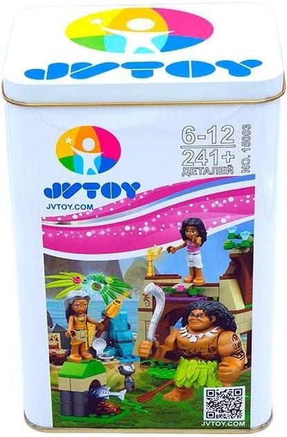 Конструктор 241lд JVTOY 241 Пригоди Моани в мет. коробці 21*14*11см 15003 Китай