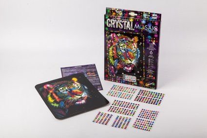 Блискуча мозаїка Crystal Mosaic коробка CRM-01-01 danko toys