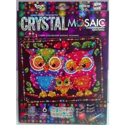 Блискуча мозаїка Crystal Mosaic коробка CRM-01-07 danko toys