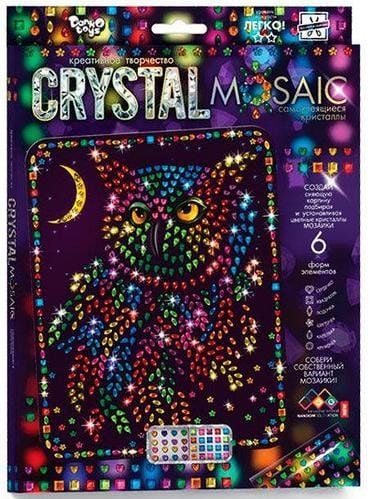 Блискуча мозаїка Crystal Mosaic коробка CRM-01-06 danko toys