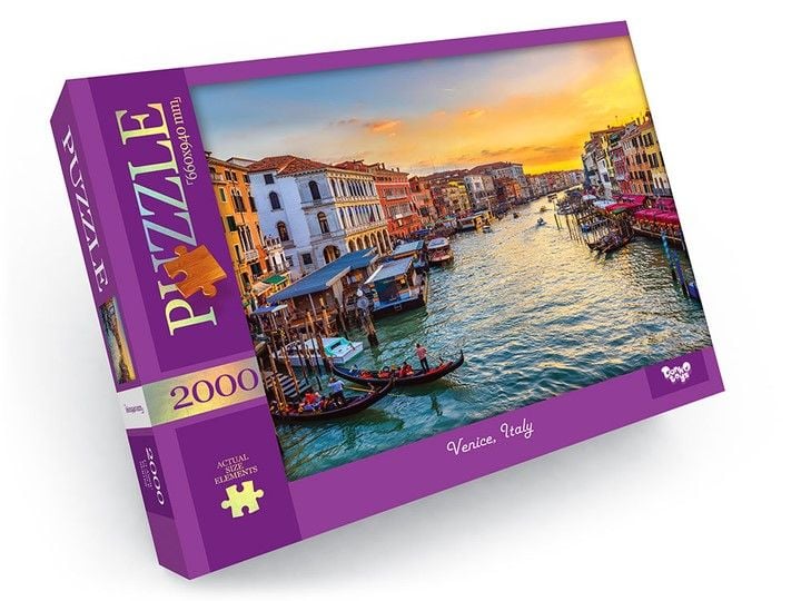 Пазли 2000ел Venice Italy 660*940 коробка 35*26*4см C2000-01-04 danko toys