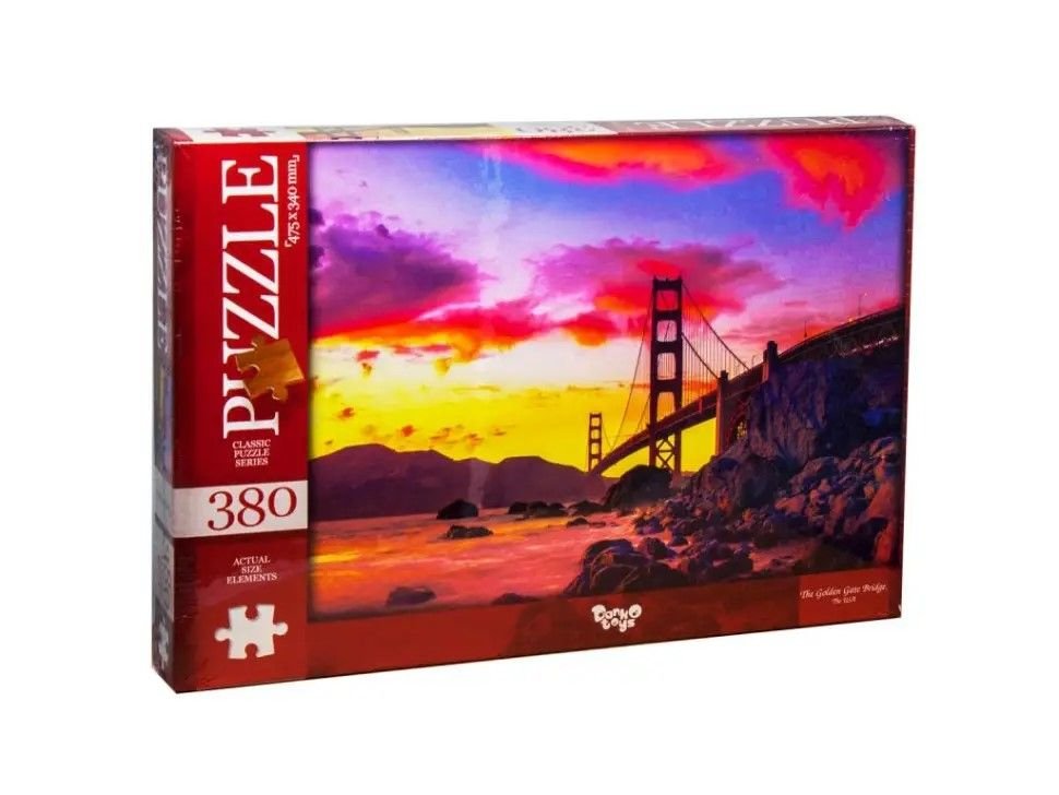 Пазли 380ел The Golden Gate Bridge The USA 475*340 коробка 35*24*3см C380-04-01 danko toys