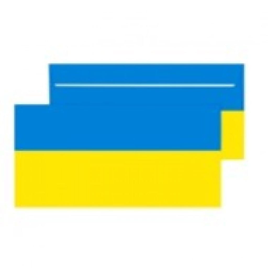Конверт 11*22см паперовий жовто-блакитний 80гр 2240UA Україна