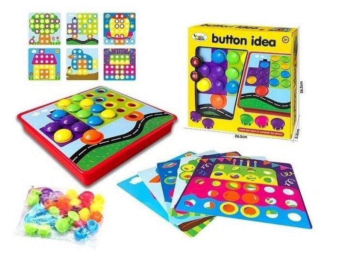 Мозаїка для малюків 41 дет 6карт у коробці M9B Китай