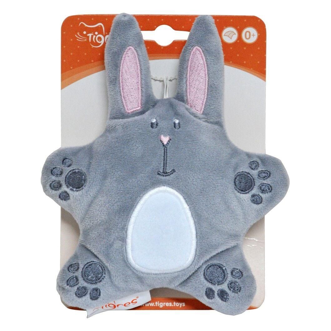 М'яка іграшка зайчик Кращій друг планшет 17,5*12см ІГ-0073 Тігрес