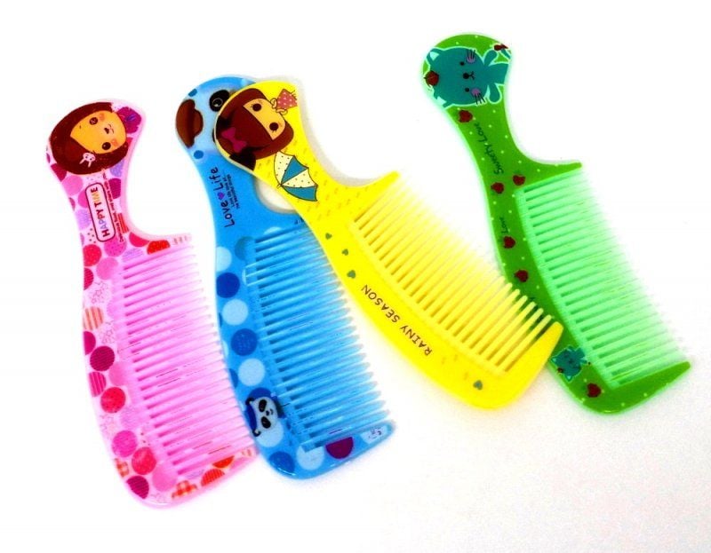 Гребінець дитячий з малюнком пакет17*5см 27076-7 Китай
