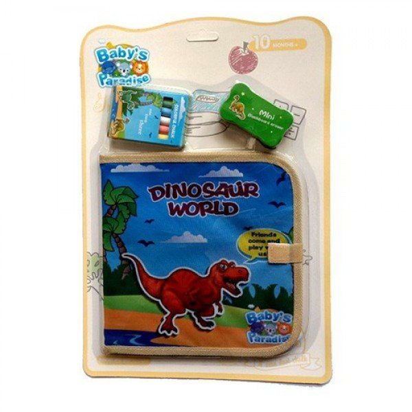 Книжка для малювання на липучці губка крейда на планшеті 25*37*2см RE333-79 Китай