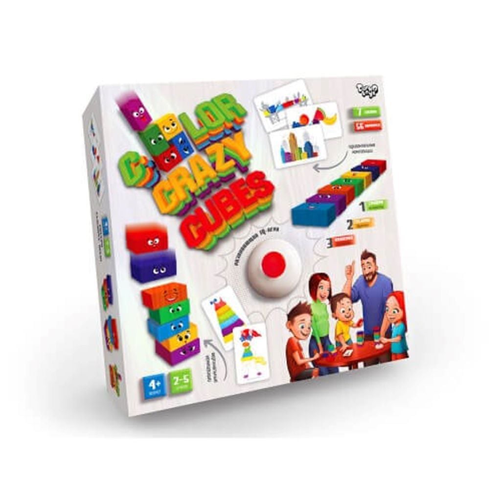 Настільна гра Color Crazy Cups рос у коробці 25*25*4см CCC-02-01 Danko toys
