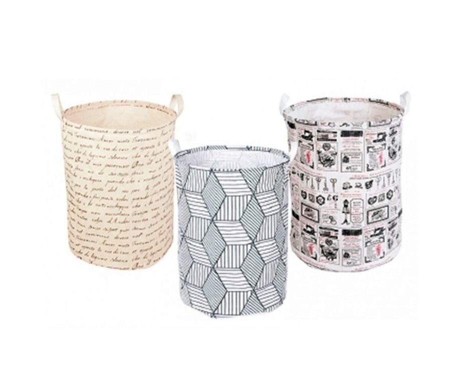 Кошик  для іграшок з ручками тканинний мікс видів 40*45см в пакеті R3505-04-07 Китай