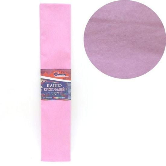 Папір крепований 110% блідо-фіолетовий 20,0г\м 50*200см у пакеті KR110-8026 Josefotten