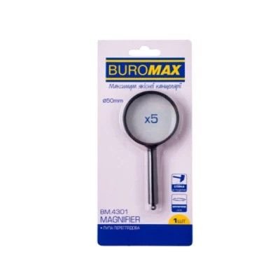 Лупа переглядова d 50мм з ручкою планшет BM4301 Buromax