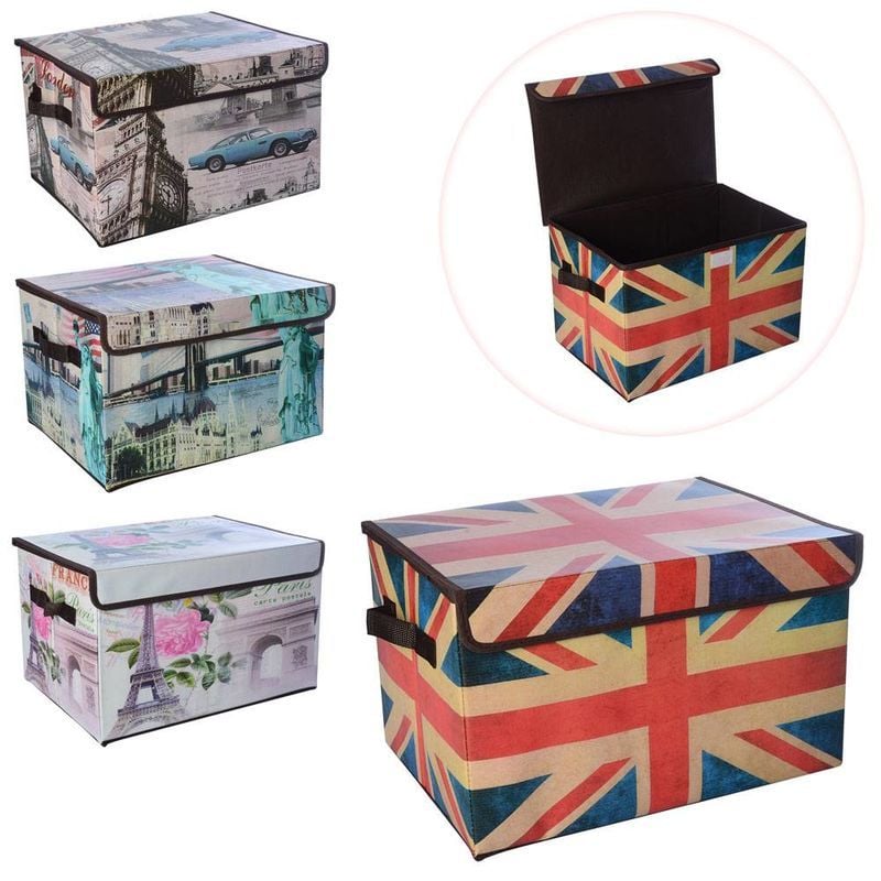 Пуф кошик для іграшок тканинний 50*31*31см CLR602 Китай