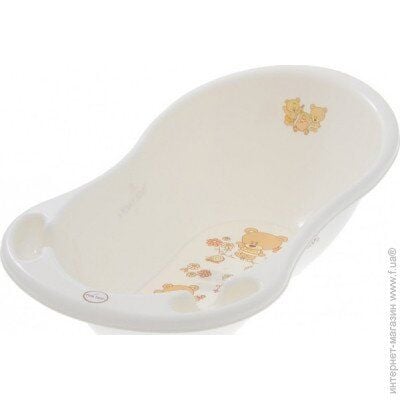 Ванна 86см ведмедики біла перлина MS-004-118 TEGA  BABY