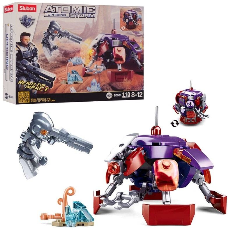 Конструктор 118ел Космос ATOMIC фігурка корбка 19*14*4см. M38-B0908 sluban