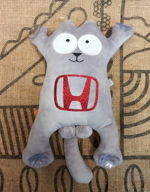 М'яка іграшка Кот 31см на  присосках 00284-148 копиця