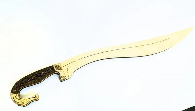 Меч Фальката міні дерево 45см сувенірний 848017 україна