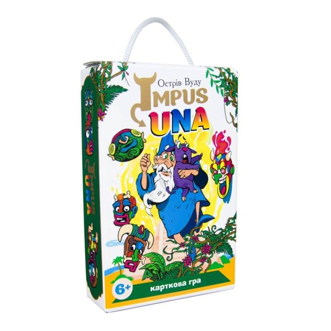 Гра карткова Impus UNA Острів Вуду 110карток коробка 18*12*4,5см 30864 Strateg