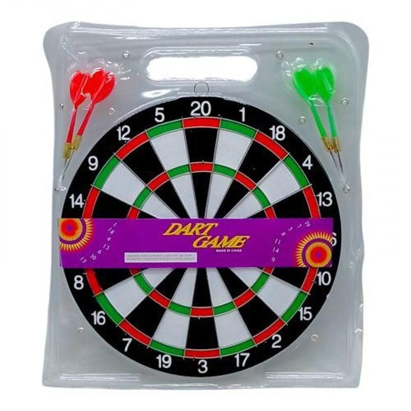 Дартс 12" з дротиками 4шт в слюді 32*1,2см D1201 Китай