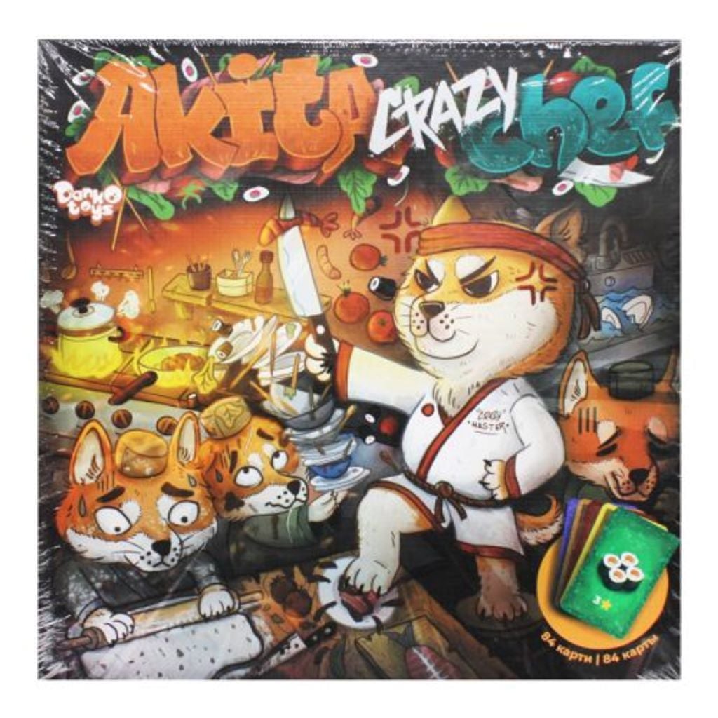 Настільна гра Akita Crazy Chef у коробці 25*25*4см G-ACC-01-01 Danko toys